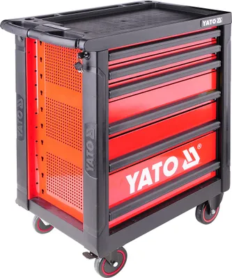 Produktbild von Serviceschrank Auf Rädern + Werkzeuge 177 Teile - Yt-5530