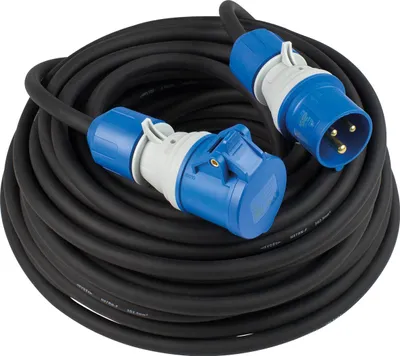 Produktbild von as-Schwabe CEE-Verlängerungskabel 25m 230V 16A 3G2,5 3-polig Außen Gummi IP44