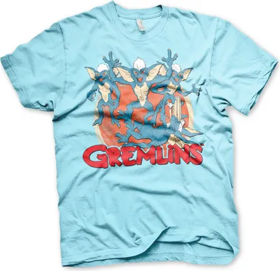 Produktbild von Gremlins Group T-Shirt - Large - Skyblue