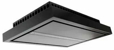 Produktbild von Baumann Deckenhaube Aura 120 SLK, Umluft 120cm Schwarz Dunstabzugshaube EBM Motor