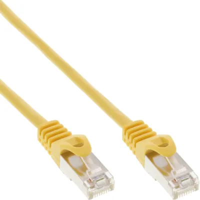 Immagine prodotto di InLine® 72511Y Cavo patch, SF/UTP, Cat.5e, giallo, 1m