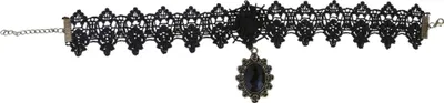Produktbild von Fiestas Guirca - Schmuckstein-Halskette für Damen FG411 (Einheitsgröße) (Schwarz)