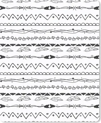 Produktbild von MuchoWow® Mauspad Mousepad Muster - Teens - Federn - Herz 19x23 cm - Mousepads - Maus Mat - Pad - Mausunterlage - Mauspads - Spielen