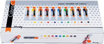 Produktbild von Cobra Study Ölfarben Set 10 x 40 ml