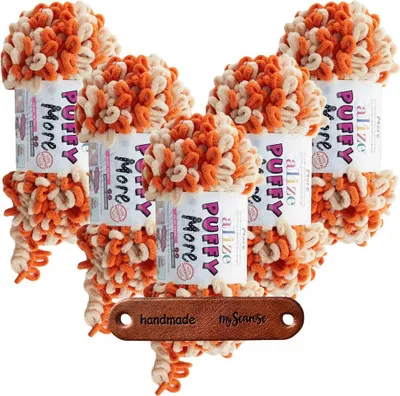Produktbild von 5 x ALIZE Puffy More 6506 mit Label