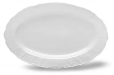 Produktbild von Thun 1794 Ovale Schale, 36 cm, weiß, Bernadotte, Tschechisches Porzellan, Thun