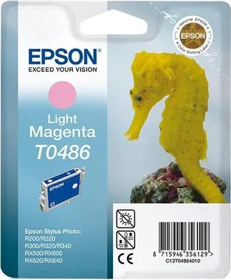 Immagine prodotto di Epson Seahorse Cartuccia Magenta chiaro - Inchiostro a base di pigmento - 1 pz