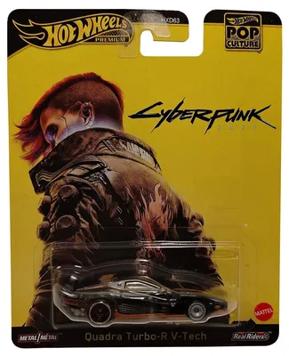 Produktbild von Hot Wheels Premium Cyberpunk 2077 Quadra Turbo-R V-Tech