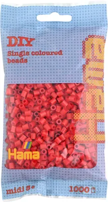 Immagine prodotto di Hama Bgelperlen midi, rot, im Beutel