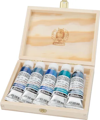 Zdjęcie produktu dla Schmincke Horadam Watercolour - Deep Sea - 5 x 15ml Supergranulacja 74 841 097