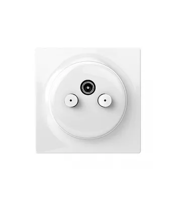 Produktbild von Fibaro Walli N - R/TV+SAT - Weiß - 86 mm - 47 mm - 86 mm - 1 Stück(e)