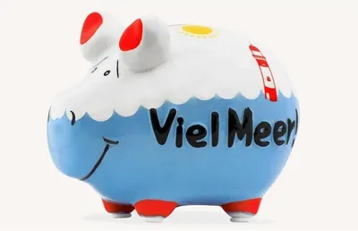 Produktbild von Spardose Schwein klein KCG 101730 Viel Meer !