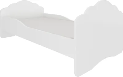 Zdjęcie produktu dla nabbi Łóżko dziecięce z materacem Camos 70x140 cm - białe