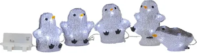 Produktbild von Star Trading Crystalo, Leichte Dekorationsfigur, Grau, 6 h, 18 h, 40 Glühbirne(n), LED