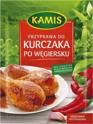 Obrázek produktu pro Przyprawa do kurczaka po węgiersku Kamis 25 g