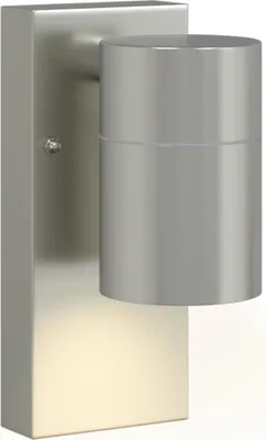 Produktbild von Außenwandleuchte Silber 6,5 x 10,5 x 16 cm Edelstahl und Glas