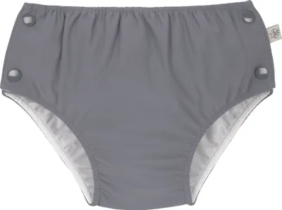 Produktbild von Lässig Splash & Fun Schwimmwindel mit Druckknöpfen - grey, 07-12 Monate Gr. 74/80