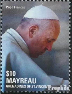 Produktbild von Briefmarken St. Vincent - Mayreau 2014 Mi 296 (kompl.Ausg.) postfrisch Israelreise Papst Franziskus