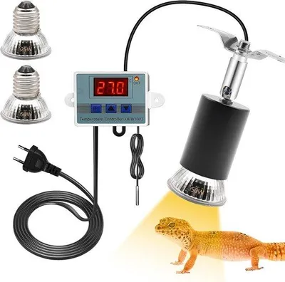Productafbeelding van Verwarmingslamp E27 voor Terrarium - Basking Spot voor Schildpadden, Reptielen en Amfibieën (25W & 50W)