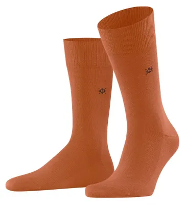 Productafbeelding van Burlington heren sokken, model Leeds, maat M, van katoen en wol, effen kleur, 1 paar, kleur: rood Marigo
