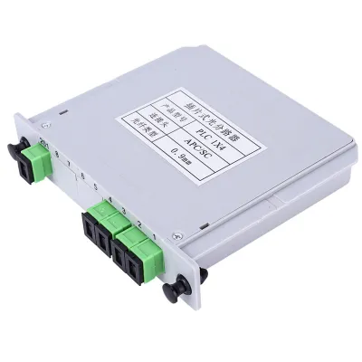 Zdjęcie produktu dla Rozdzielacz optyczny Blade, rozdzielacz światłowodowy PLC, rozdzielacz światłowodowy 1X4, jednomodowy rozdzielacz światłowodowy PLC, moduł rozdzielacza PLC