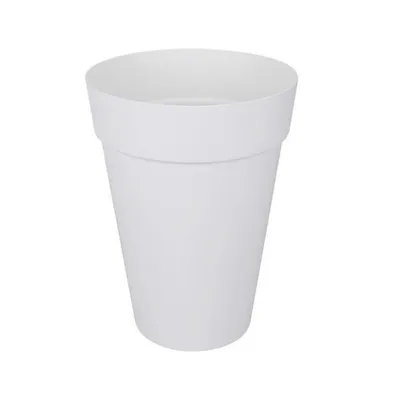 Image de Pot Loft Urban Haut D35 Blanc Design Moderne, Léger Et Durable - Elho