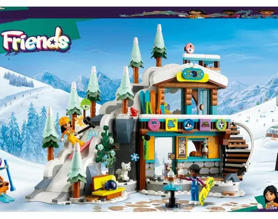 Image de LEGO Friends Piste de Ski et Chalet 41756 - Set de Construction 980 Pièces, 9+ Ans