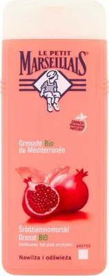 Zdjęcie produktu dla Le Petit Marseillais Śródziemnomorski żel pod prysznic z granatem BIO 400ml