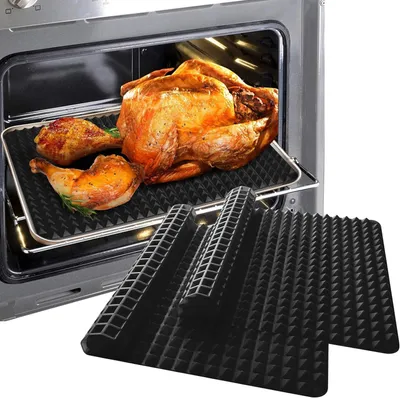 Image de Solidchoice - Lot de 2 tapis de cuisson en silicone antiadhésifs