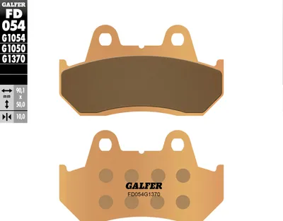 Immagine prodotto di Pastiglie freno Galfer FD054G1370 in metallo sinterizzato STREET posteriori per Honda CB F F2 Bol d`Or CBR R RR CBX GL 1 Gold Wing SE VF 250 - 1500 cc, anno di costruzione 1979 - 2003