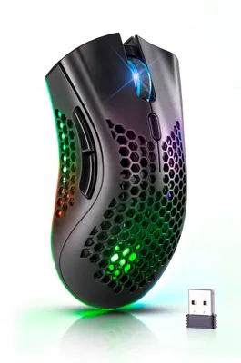 Obrázok produktu pre Bezdrôtová herná myš, ergonomická počítačová myš s LED, Defender GKV-BJUVV GM-709L
