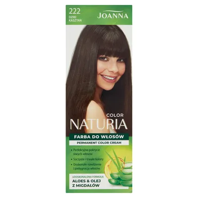 Zdjęcie produktu dla Joanna Naturia Color 222 Dziki Kasztan Trwała Farba Do Włosów