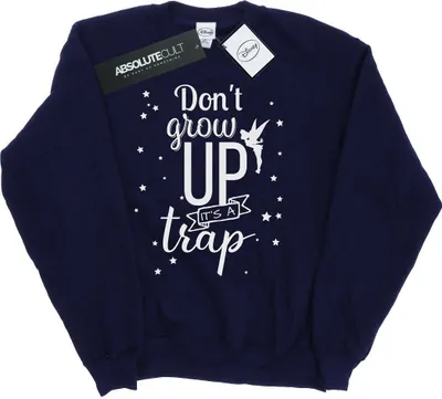 Produktbild von Disney - "Don't Grow Up" Sweatshirt für Damen BI40864 (XXL) (Marineblau)
