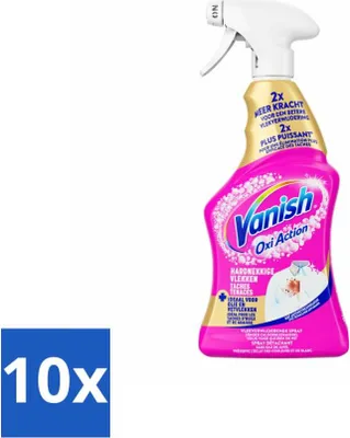 Produktbild von Vanish Fleckenentferner-Spray – Hartnäckige Flecken – 500 ml - Vorteilspack - 10 Stücke