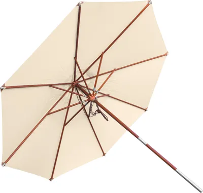 Produktbild von anndora Sonnenschirm 3m rund Natural Winddach UV-Schutz - Natural