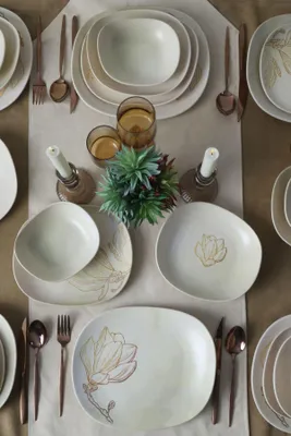 Immagine prodotto di Set di stoviglie Keramika - Vintage Bloom Isabella - 24 pezzi - 6 persone - gres