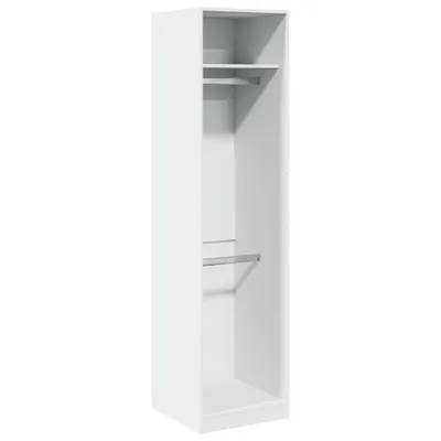 Produktbild von vidaXL Kleiderschrank Weiß 50x50x200 cm Holzwerkstoff