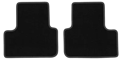 Image de Tapis arrière en moquette pour Peugeot 4008 2012-2017 (crossover) – 2 pièces, noirs, sur mesure – Wielganizator LUX