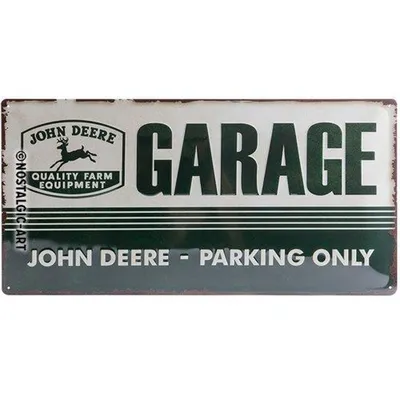 Obrázek produktu pro Nostalgic-Art - Kovová cedule 25 x 50 cm - John Deere - John Deere Garage