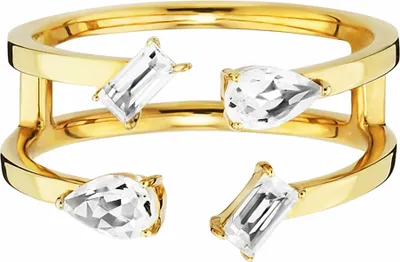 Produktbild von cai Ring 925/- Sterling Silber gelb 056 (17,8) Weißtopas weiß 132270827