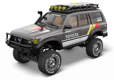 Produktbild von JXC C5826 RC Geländewagen 1:12 4WD Cruiser LC80 RTR, 2,4GHz Rock Crawler, 2-Gang Getriebe, mit LED Licht, Öldruckdämpfer, Farbe: Silber