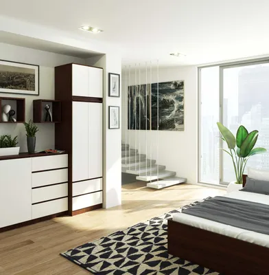 Produktbild von Funktionaler Kleiderschrank S60 mit Aufsatz und 2 Schubladen