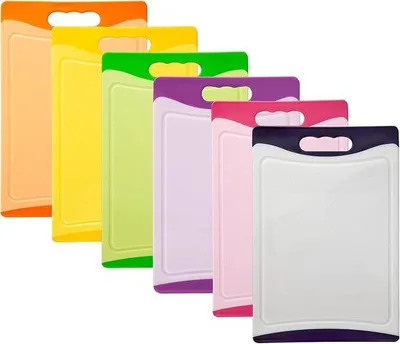 Obrázek produktu pro Sada krájecích prkének Unyqoos® MaxxGoods, 6 kusů, antibakteriální