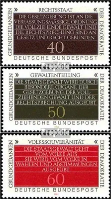 Produktbild von Briefmarken BRD (BR.Deutschland) 1981 Mi 1105-1107 (kompl.Ausgabe) postfrisch Grundgedanken der Demokratie (I)