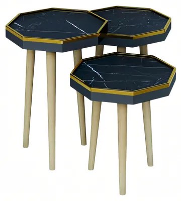 Produktbild von Schwarzer Holztisch im modernen Design