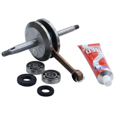Obrázek produktu pro Kliková hřídel + ložisko + olejové těsnění + těsnicí hmota Hercules Prima M 2 3 4 5 Optima Jogging Sachs 505 Motor