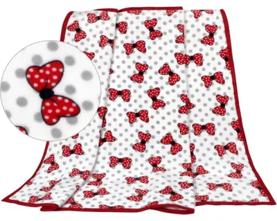 Zdjęcie produktu dla Kocyk dziecięcy ELLA - 100x150 cm - czerwony