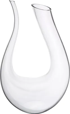 Image de 1,5L verre à vin Champange Décanteur en forme de U Bouteille Jug Pourer Aérateur  verre cristal
