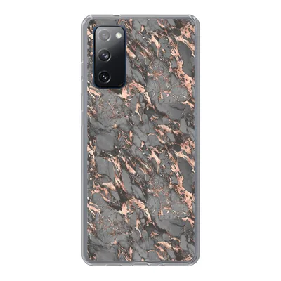 Produktbild von MuchoWow® Handyhülle Schutzhülle Hülle für Samsung Galaxy S20 FE Marmor - Rose - Grau - Muster Silikon Softcase Handy Hülle - Abdeckung