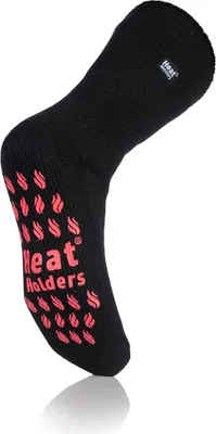 Productafbeelding van Heat Holders® antislip sokken voor heren, ABS-materiaal, zwart/rood, maat 39 - 45